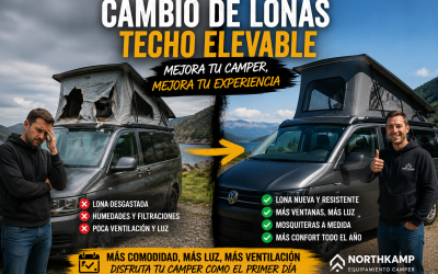 Sustitución lona techo elevable westfalia