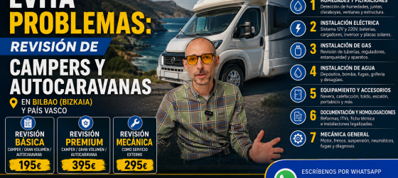 Revisión autocaravana o camper